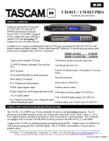 Tascam CD-01U-CD-01U-Pro - Brochure 